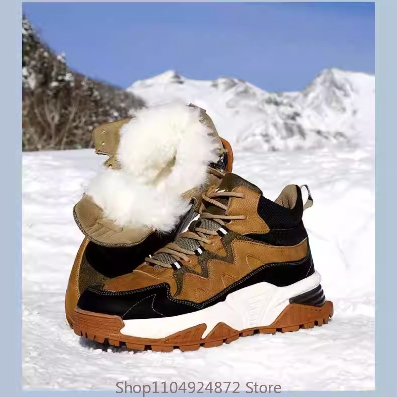 Men'S Shoes Cole Haan - Winter Warme Wolle Baumwolle Schuhe männer