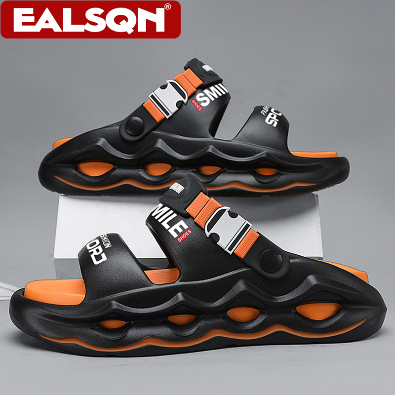 Sandal Sport Outdoor - Sommer Neue Herren-Slipper mit Dicker Sohle,
