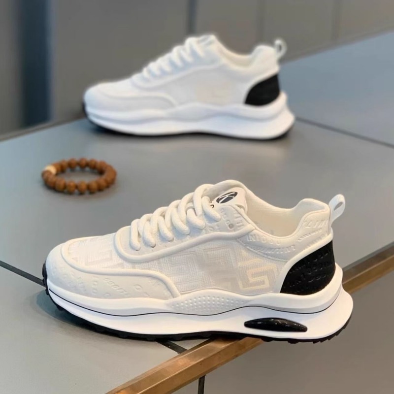 Men'S Shoes Green And White - 2026 Neue Sommer Herren Trendige Weiße