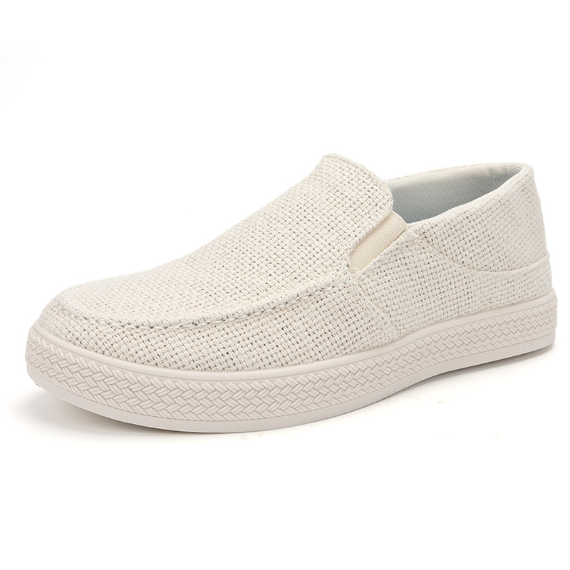 Men'S Shoes Cole Haan - Herren Leinen Slip-On Loafer Atmungsaktives Gewebtes