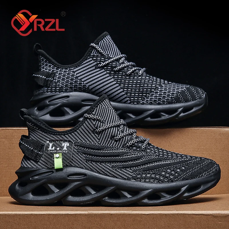 Men Shoes Size 11 - YRZL Männer Sport Laufen Schwarz Jogging