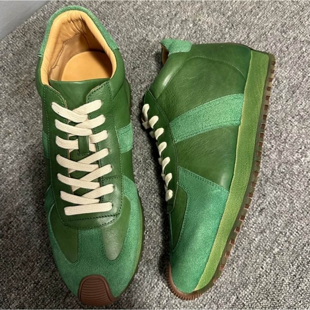 Retro grüne High-Top-Sneaker a – Men'S Shoes Green And White Bewertung und Preis