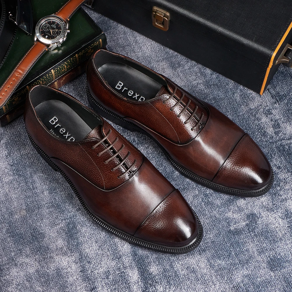 2025, handgefertigte Oxford-Kl – Men Shoes Size 11 Bewertung und Preis