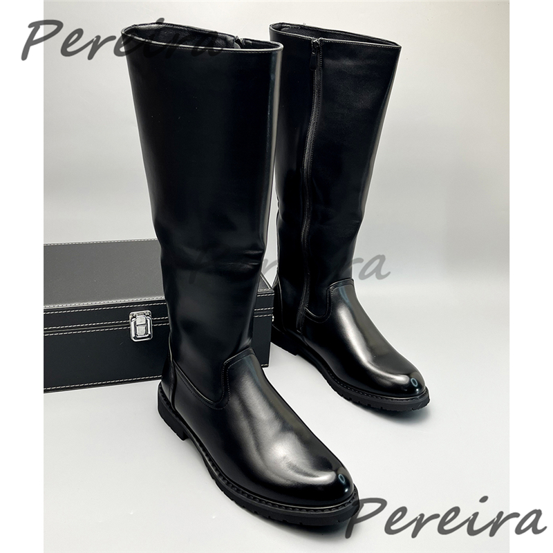 Herbst Winter Warme männer Kni – Men'S Shoes Zipper Bewertung und Preis