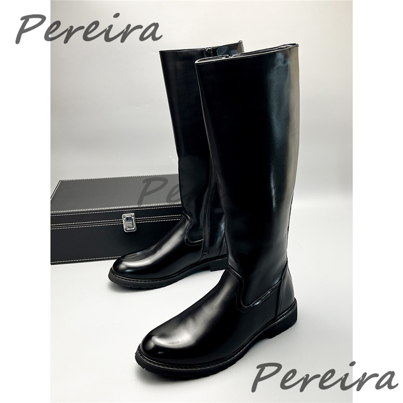 Herbst Winter Warme männer Kni – Men'S Shoes Zipper Bewertung und Preis