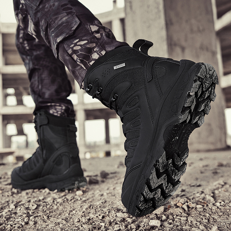 Neue Männer Taktische Stiefel  – Men'S Shoes Zipper Bewertung und Preis