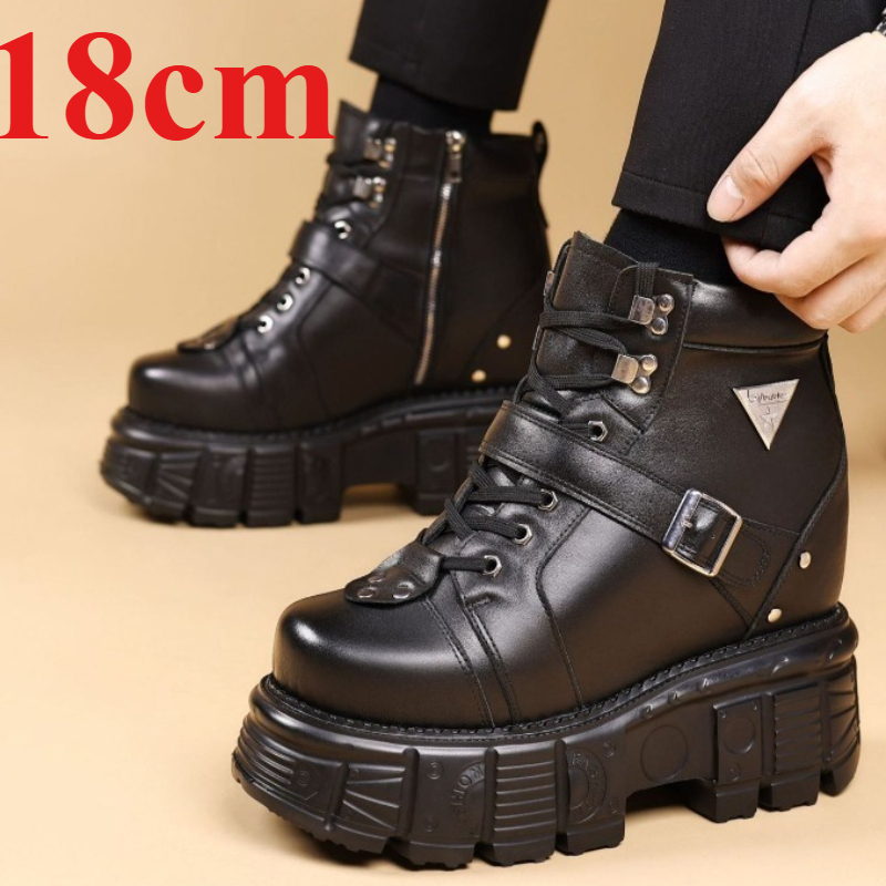 Echte Leder-Motorradstiefel fü – Men'S Shoes Dq Bewertung und Preis