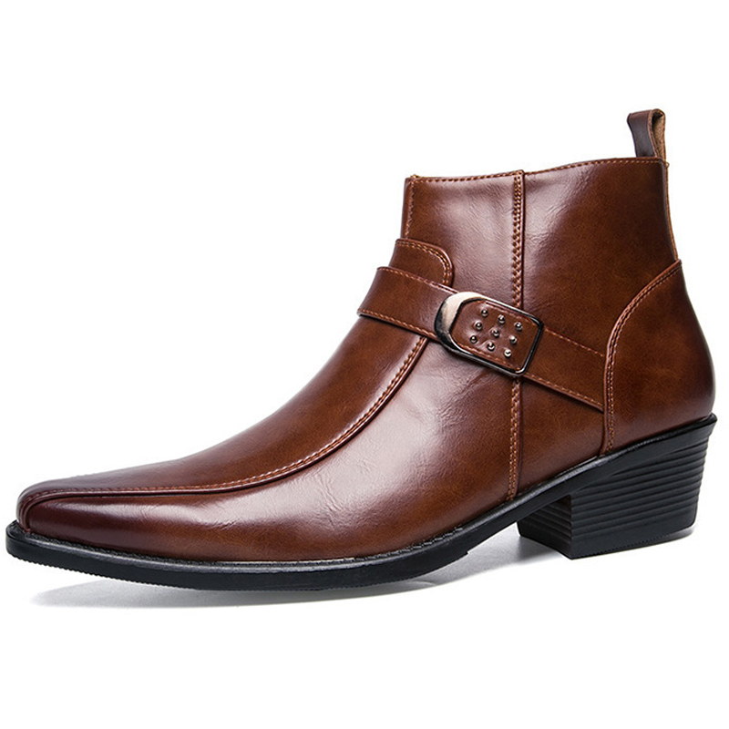 2026 neue männer Retro Cowboy  – Men'S Shoes Zipper Bewertung und Preis